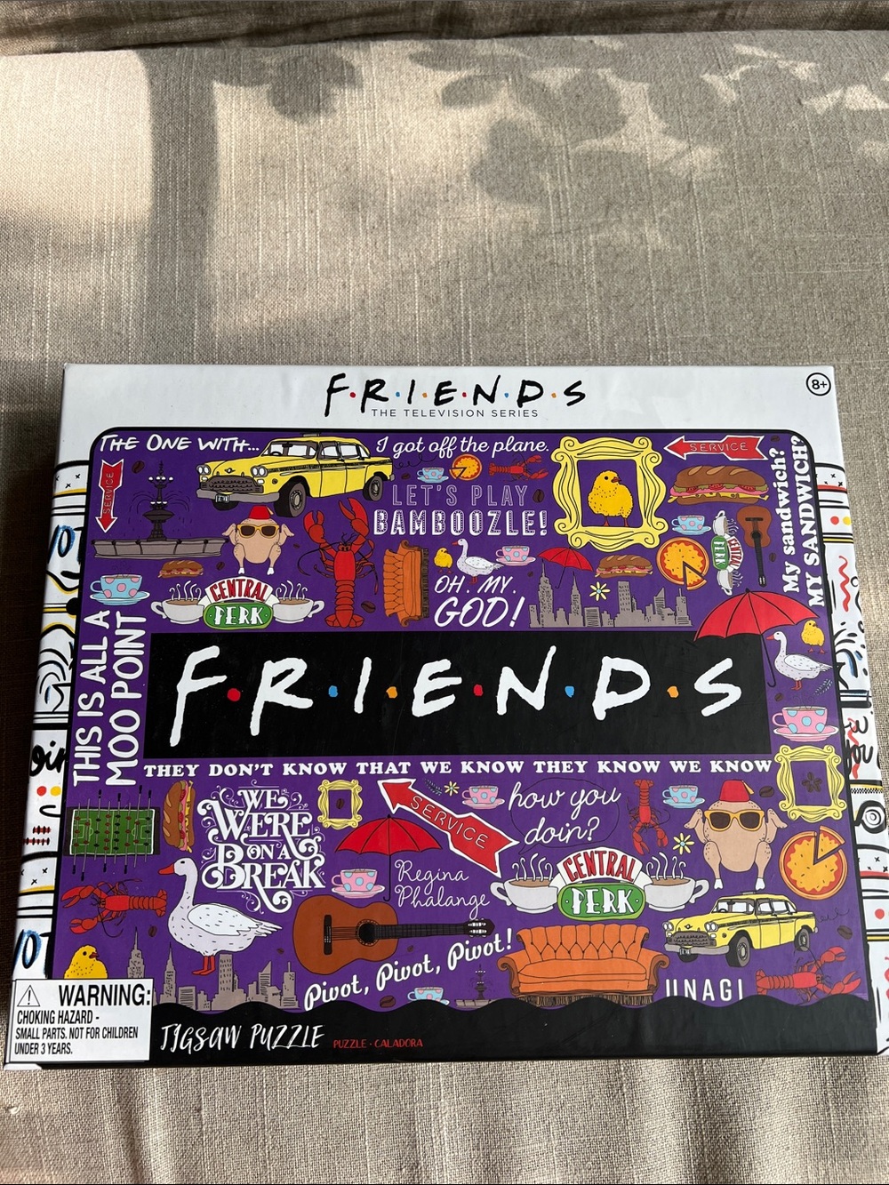 FRIENDS Purple Collage Icon Jigsaw Puzzle